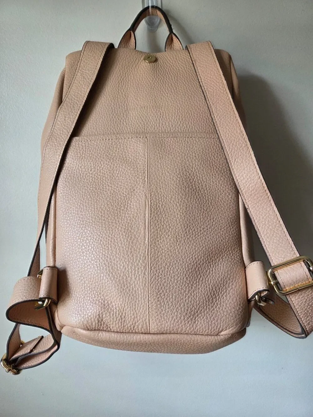 AMAZING AIMEE KESTENBERG TAMITHAT NUDE THICK GENUINE LEATHER BACKPACK M/L